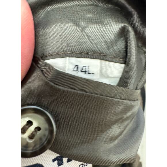 Tom Tailor Men's Sport Coat Jacket Size 44L Cashmere Blend Dark Brown - Picture 11 of 11